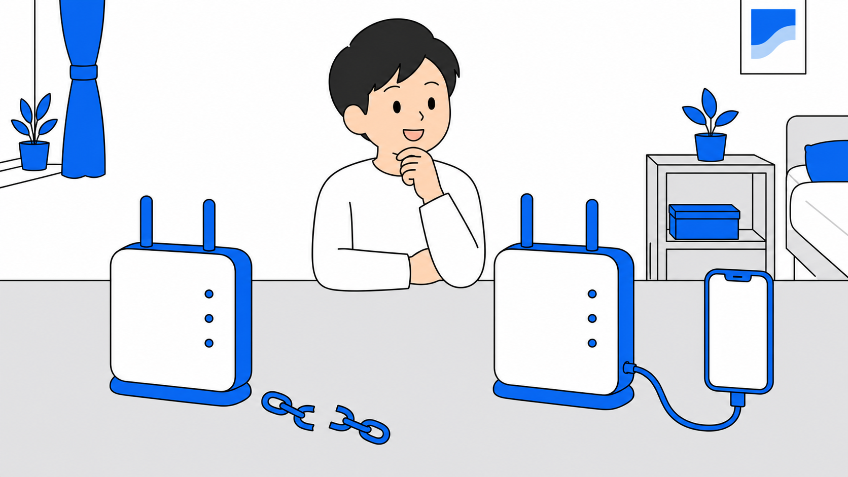 SoftBank Airの申し込みを検討するイメージ