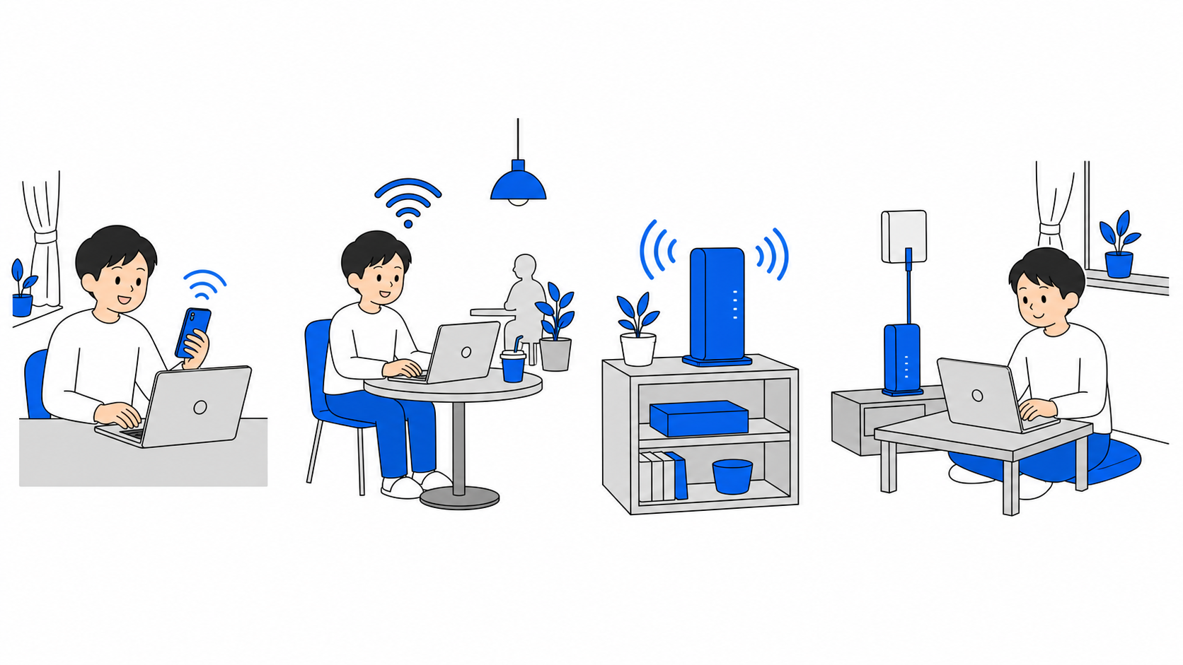 大学生の一人暮らしWi-Fi4つの選択肢