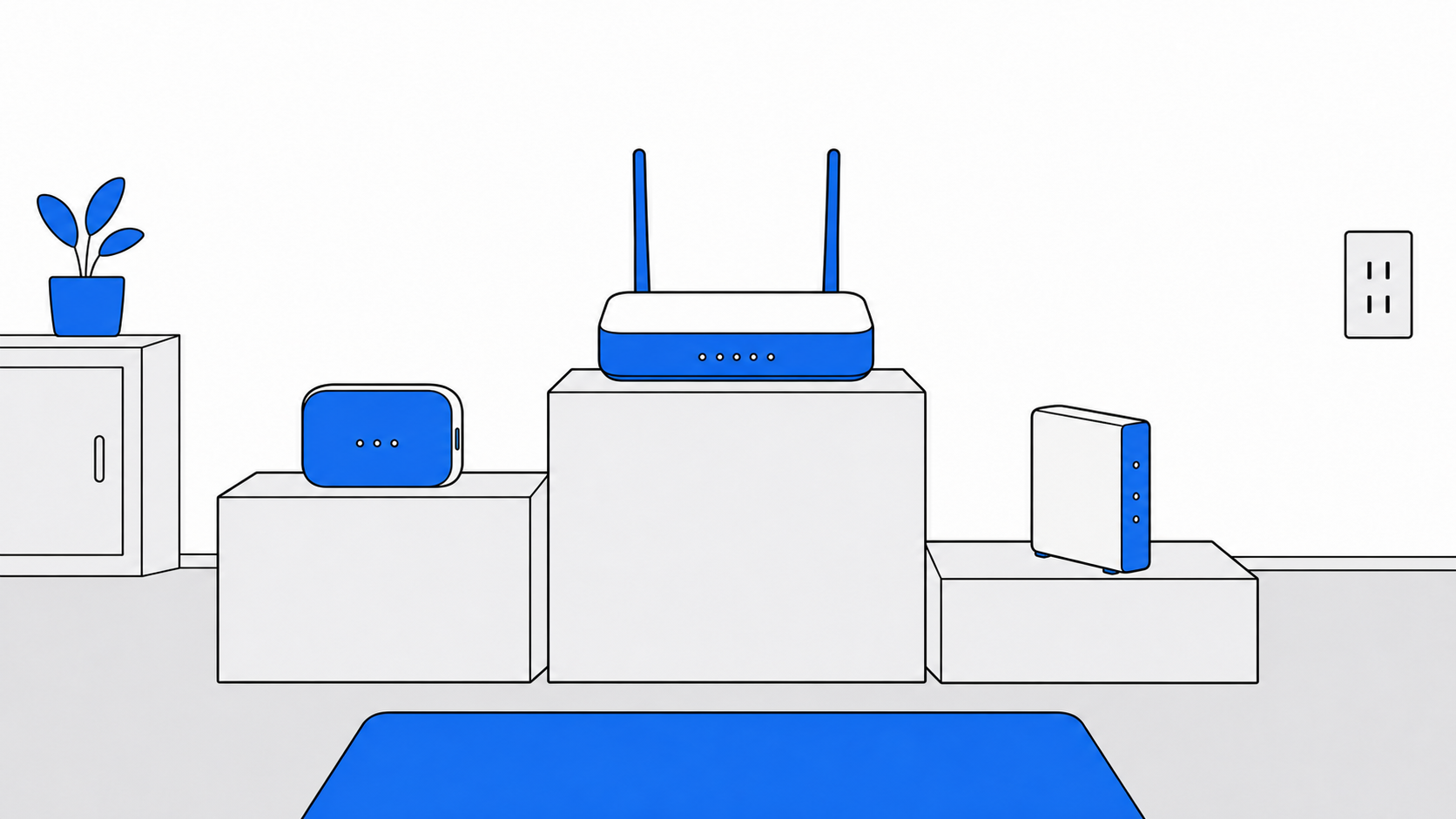 SoftBank Airの設置イメージ