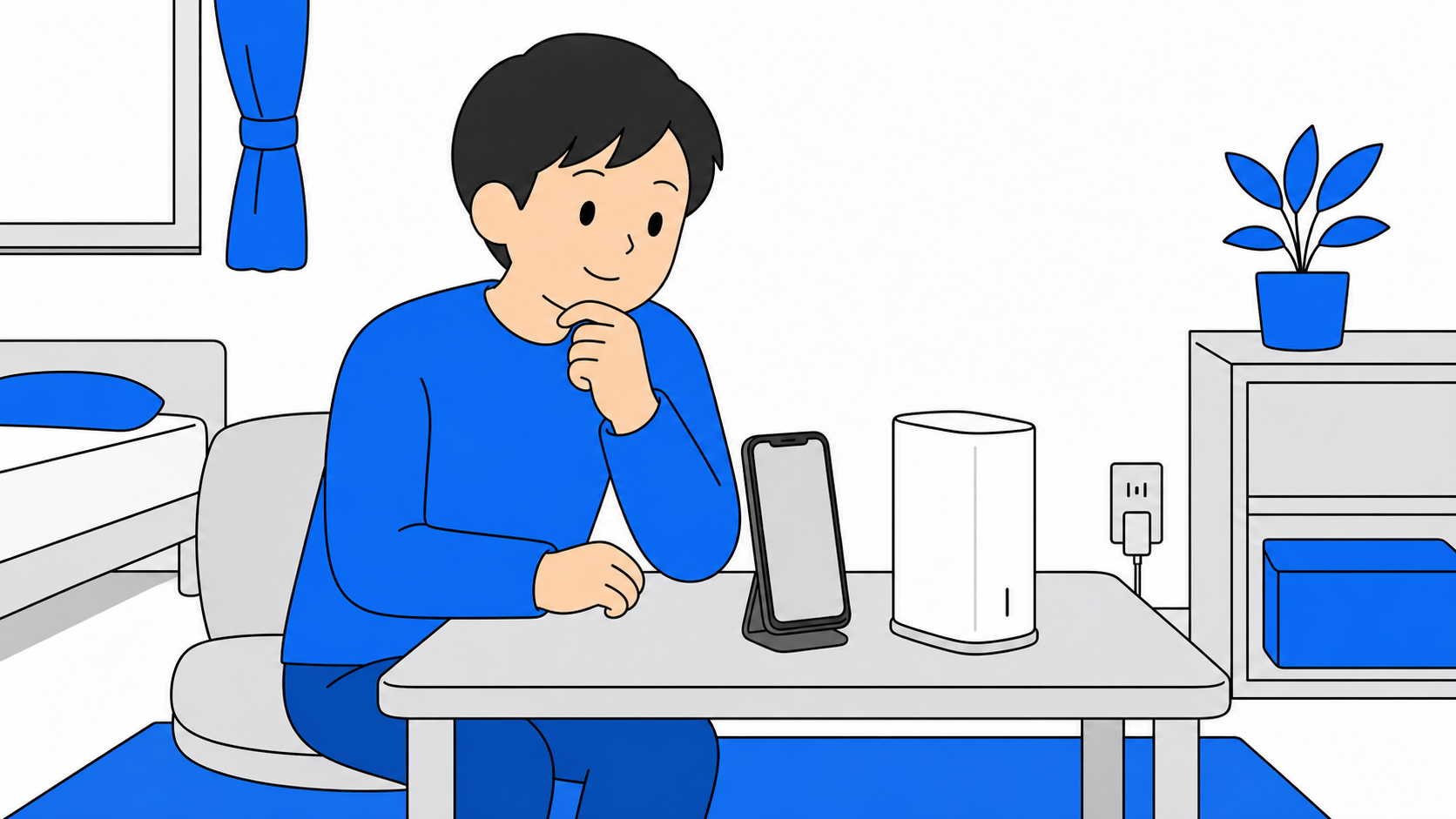 ahamoユーザー向けの光回線を比較するイメージ