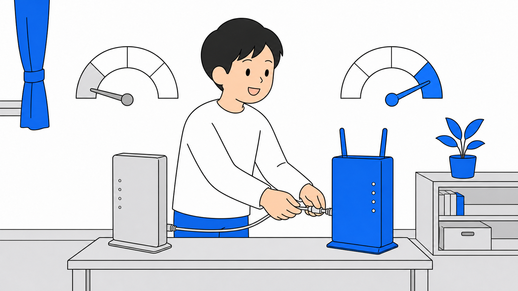 ソフトバンクエアーの乗り換え先を検討するイメージ