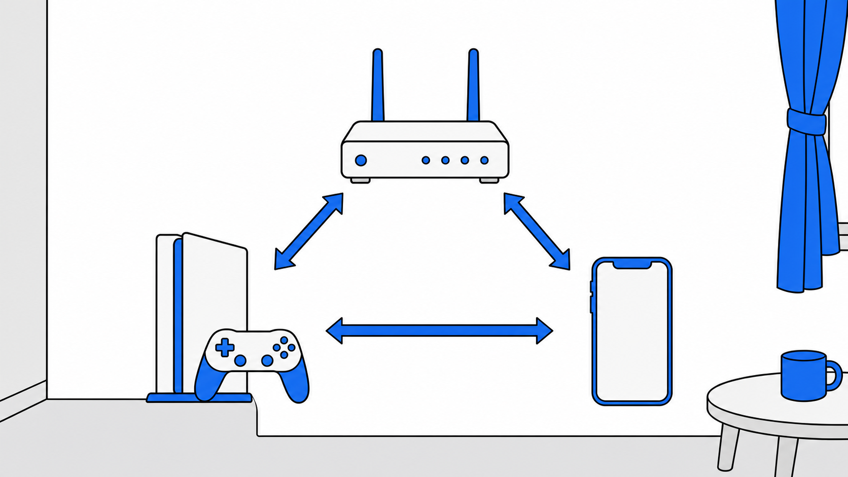Switch本体とルーターを正しい順番で再起動する手順のイメージ